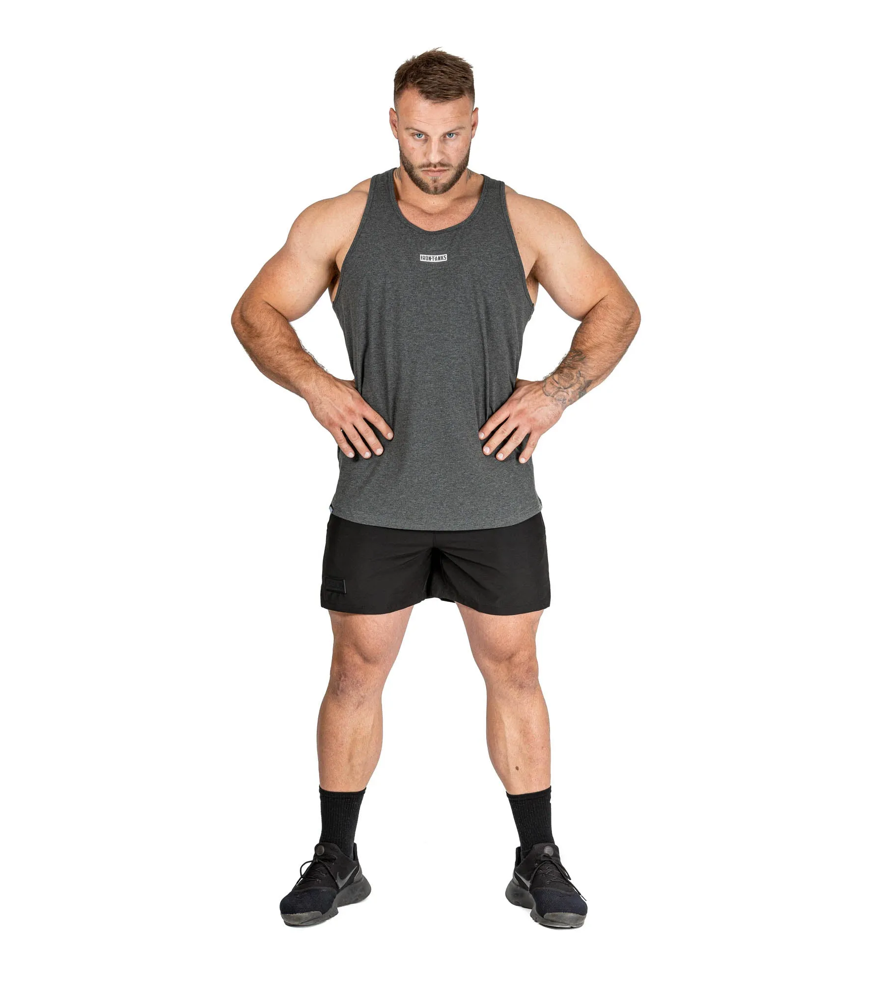 Classic Muscle Singlet - Charcoal