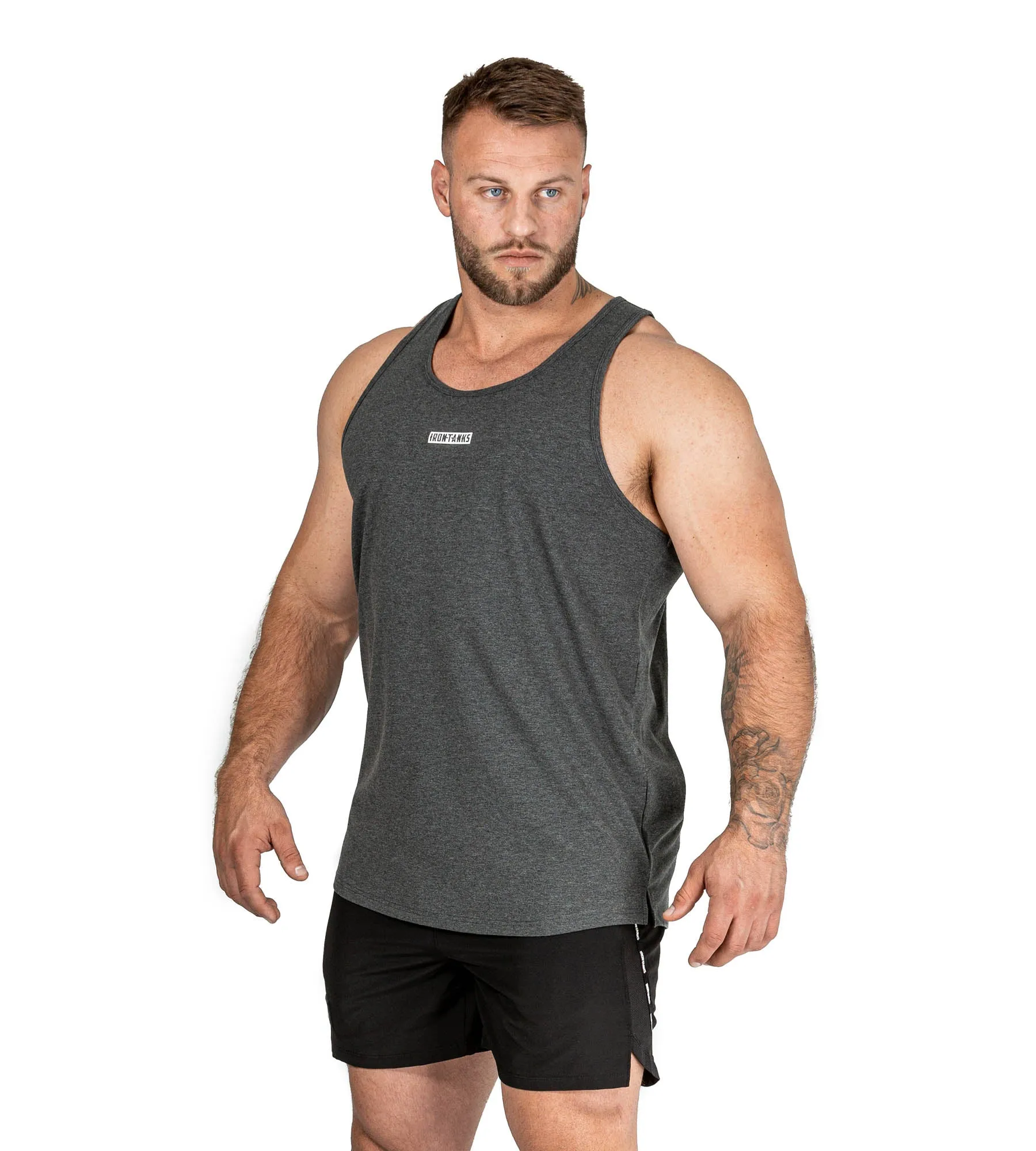 Classic Muscle Singlet - Charcoal