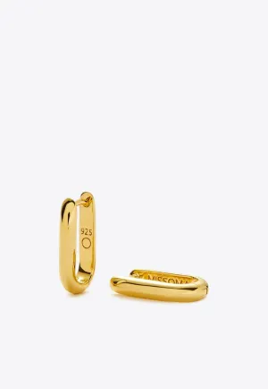 Classic Ovate Hoop Earrings