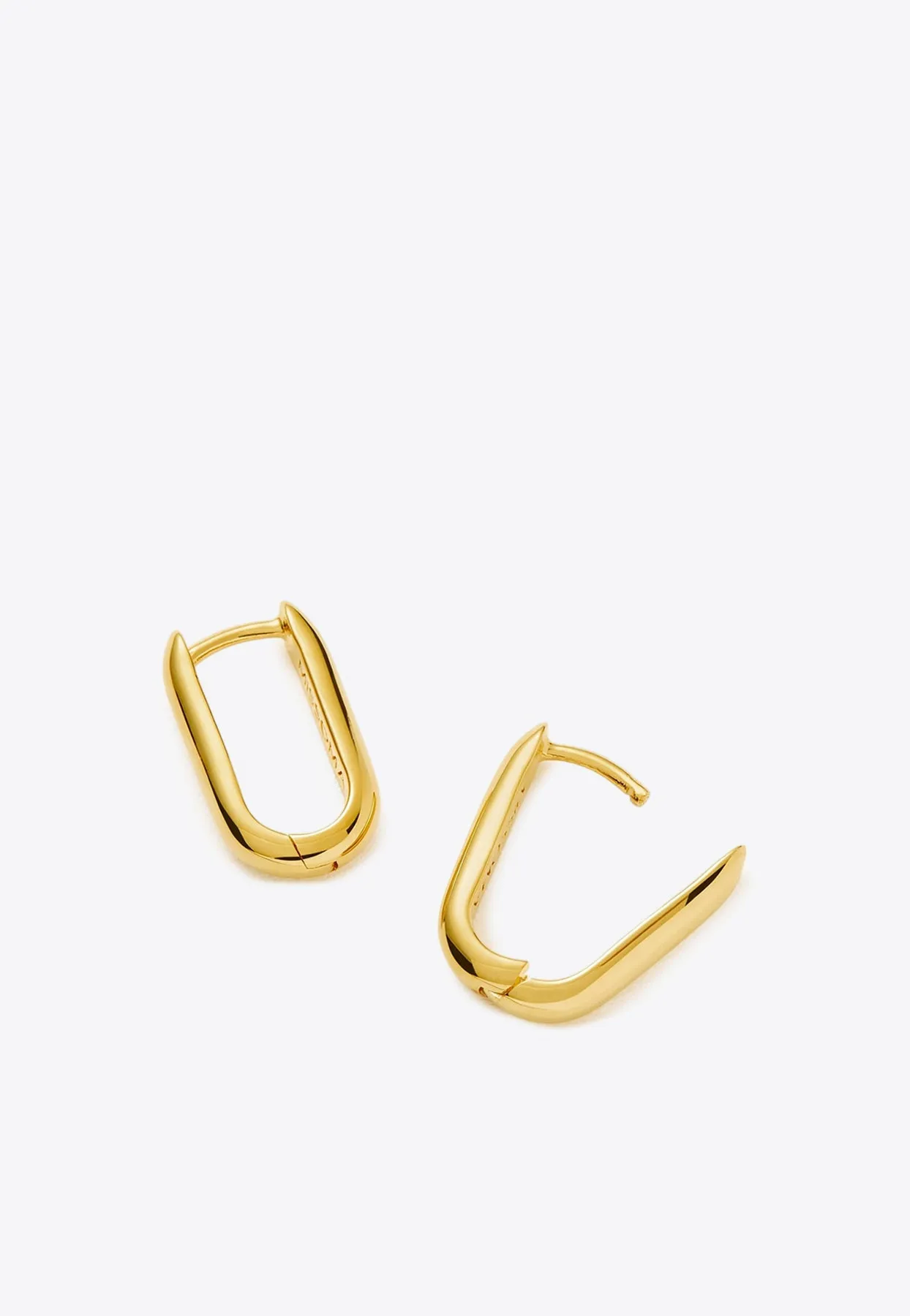 Classic Ovate Hoop Earrings
