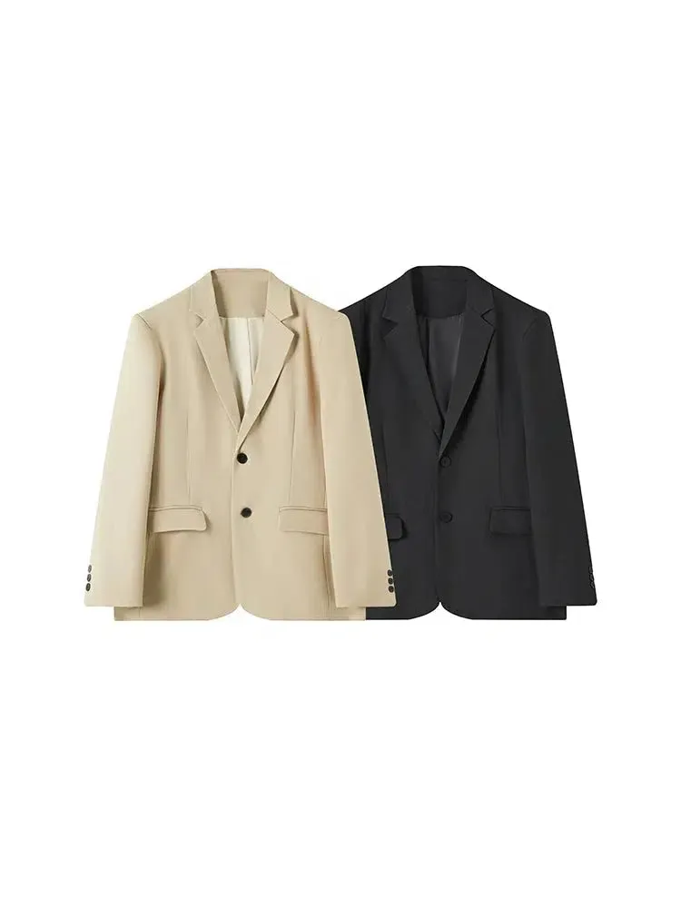 Classic Tailored Blazer Jacket