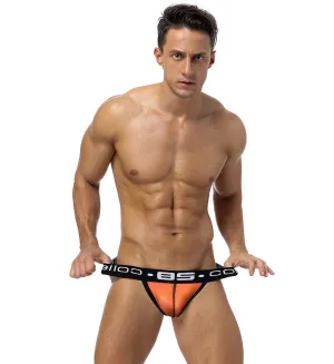 Club Jox 85 Collection Perforated Pouch M Orange Jockstrap