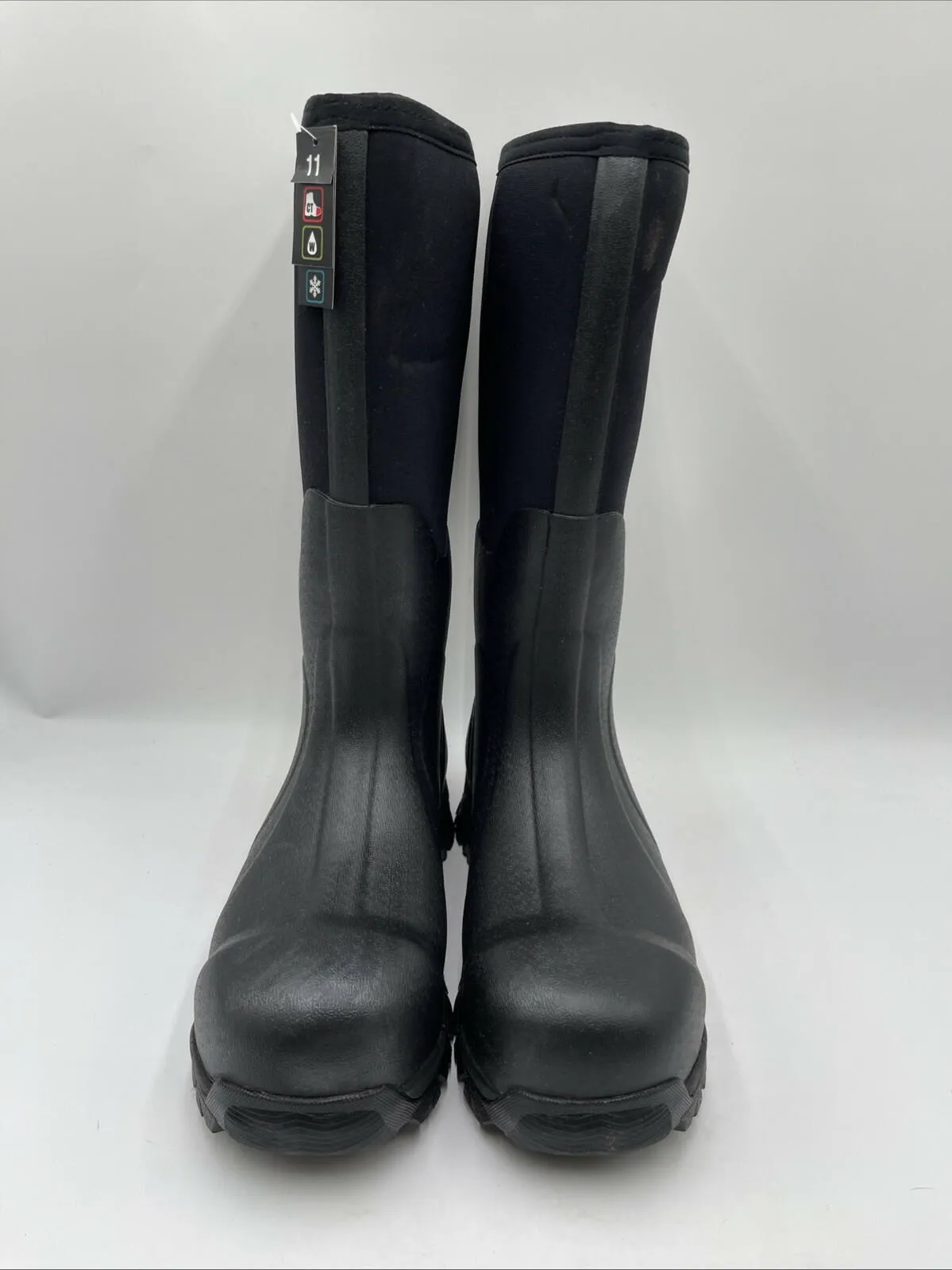Cody James Men's Glacier Guard Insulated Rubber Comp Toe Boots Black Size 11D - Very Good