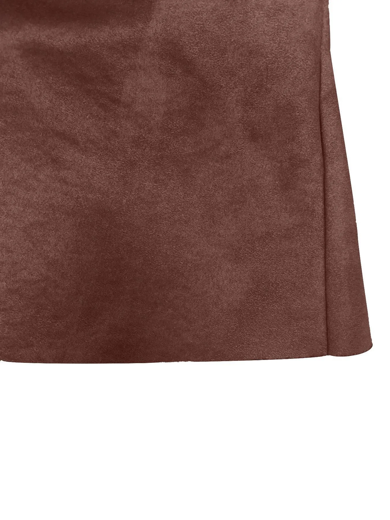 Cold-Proof Leather & Velvet Coat