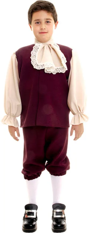 Colonial Boy Small  Costume