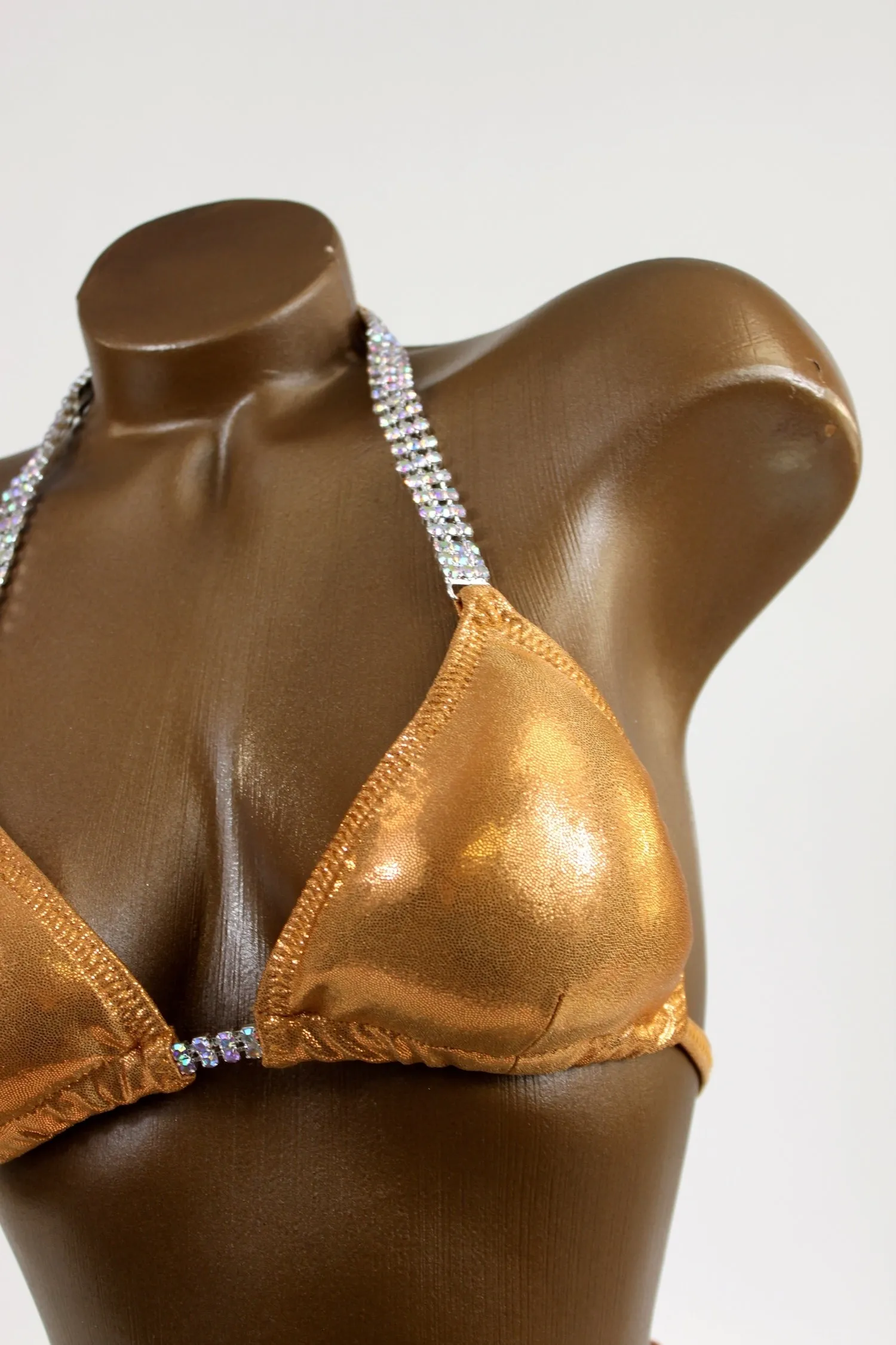 Copper Mystique Posing Suit/ Figure Competition Posing Bikini