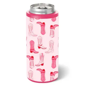 Cowgirl Boots Slim Can Coozie