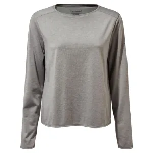 Craghoppers First Layer Long Sleeve Tee - Soft Grey Marl
