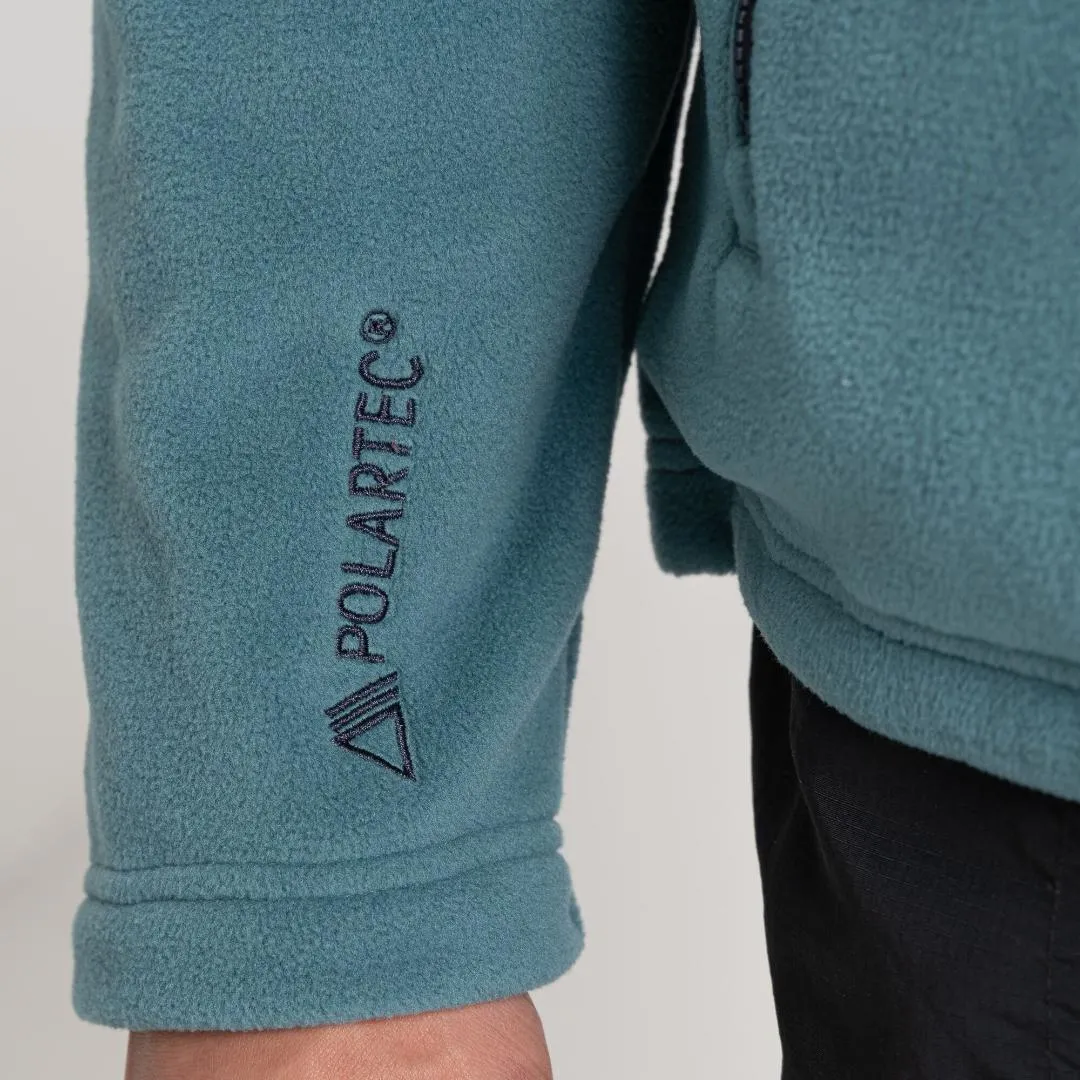 Craghoppers Men's Polartec Argo Half Zip Fleece - Washed Teal/Blue Navy