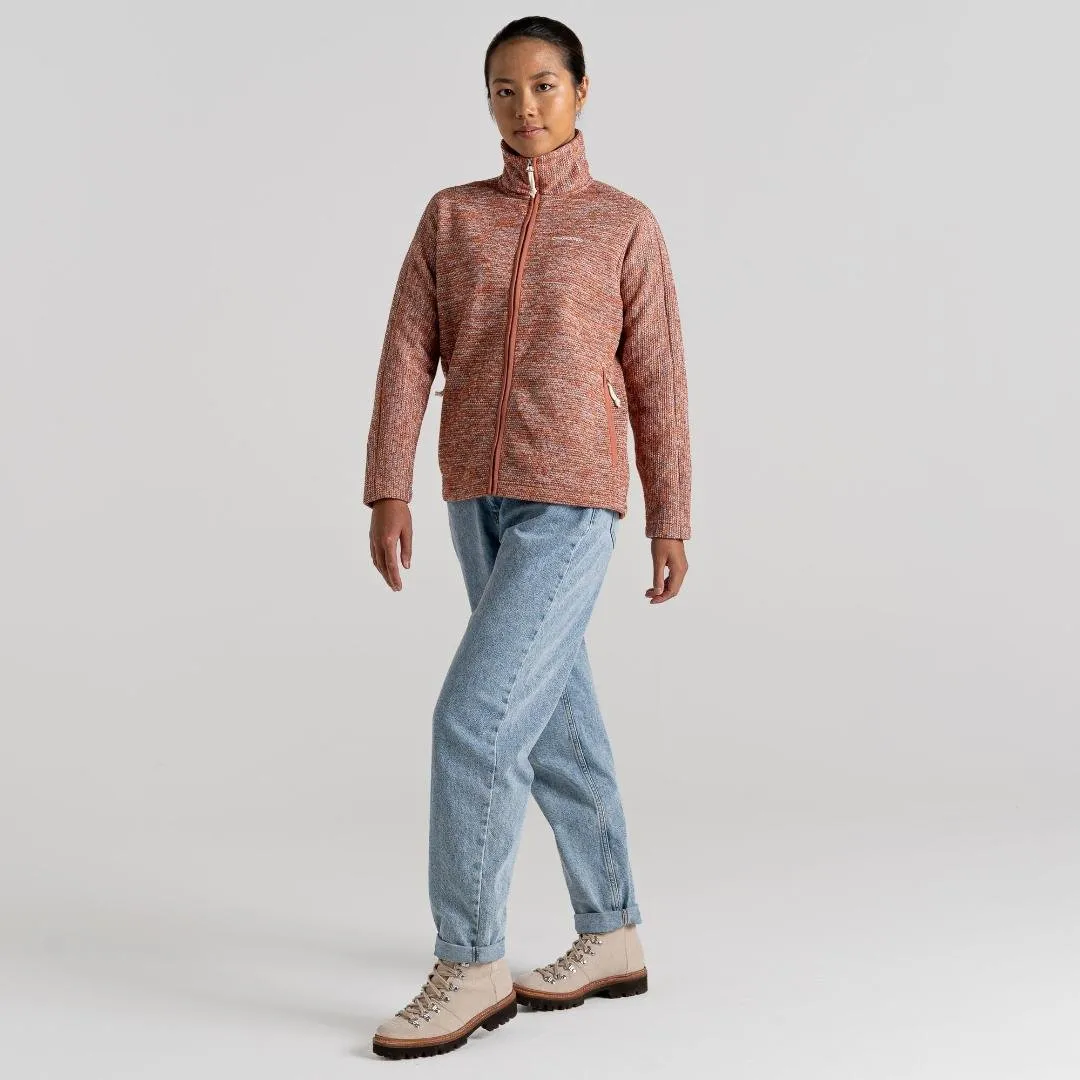 Craghoppers Women's Mabel Full Zip Fleece - Warm Russet