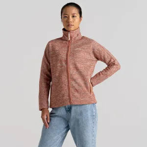 Craghoppers Women's Mabel Full Zip Fleece - Warm Russet