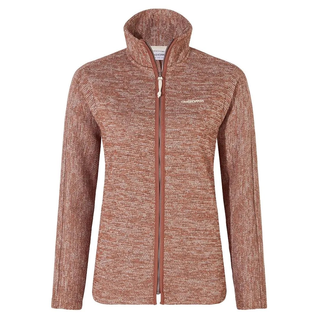 Craghoppers Women's Mabel Full Zip Fleece - Warm Russet