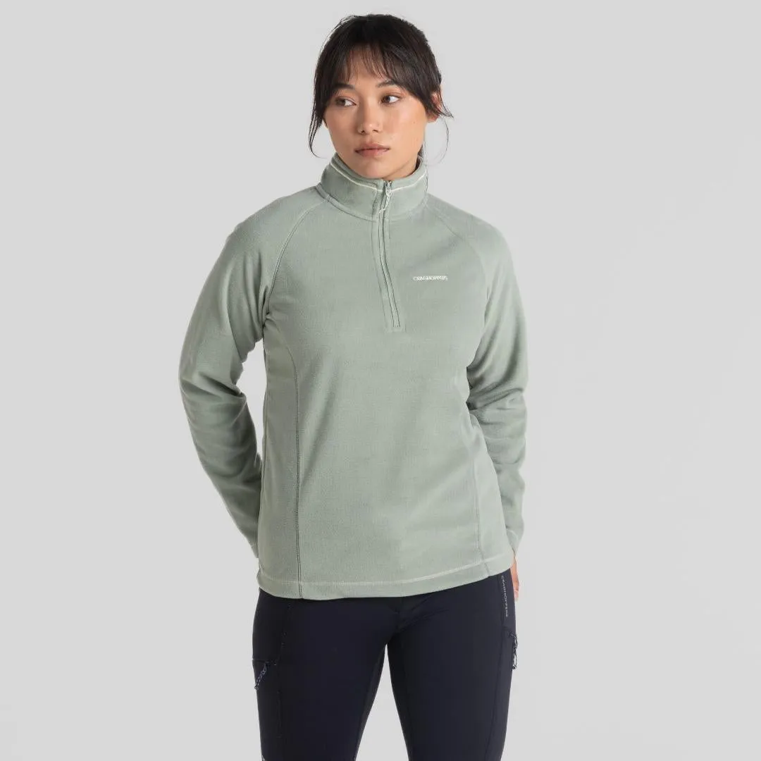 Craghoppers Women's Miska Half Zip Fleece Top - Meadow Haze