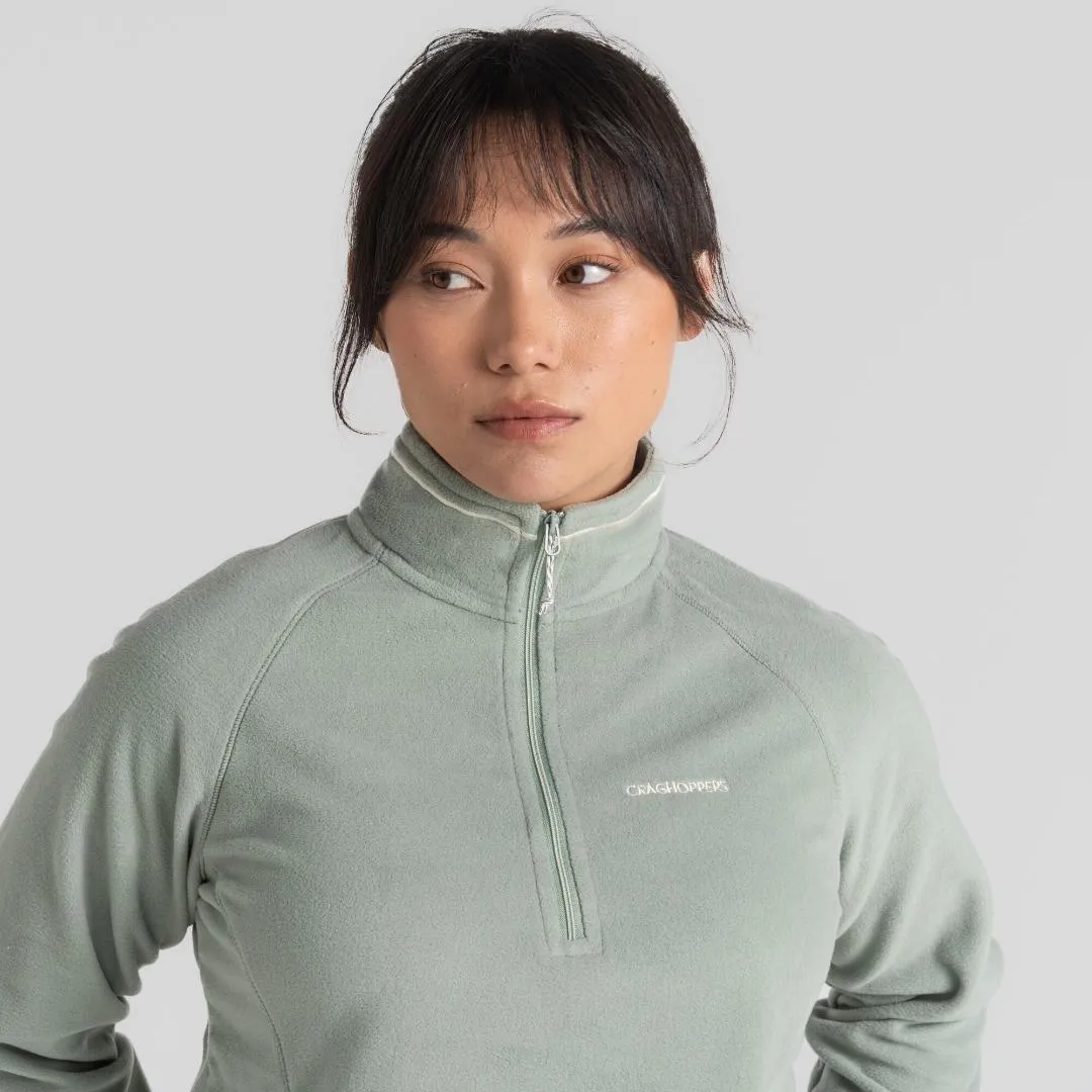 Craghoppers Women's Miska Half Zip Fleece Top - Meadow Haze