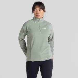 Craghoppers Women's Miska Half Zip Fleece Top - Meadow Haze