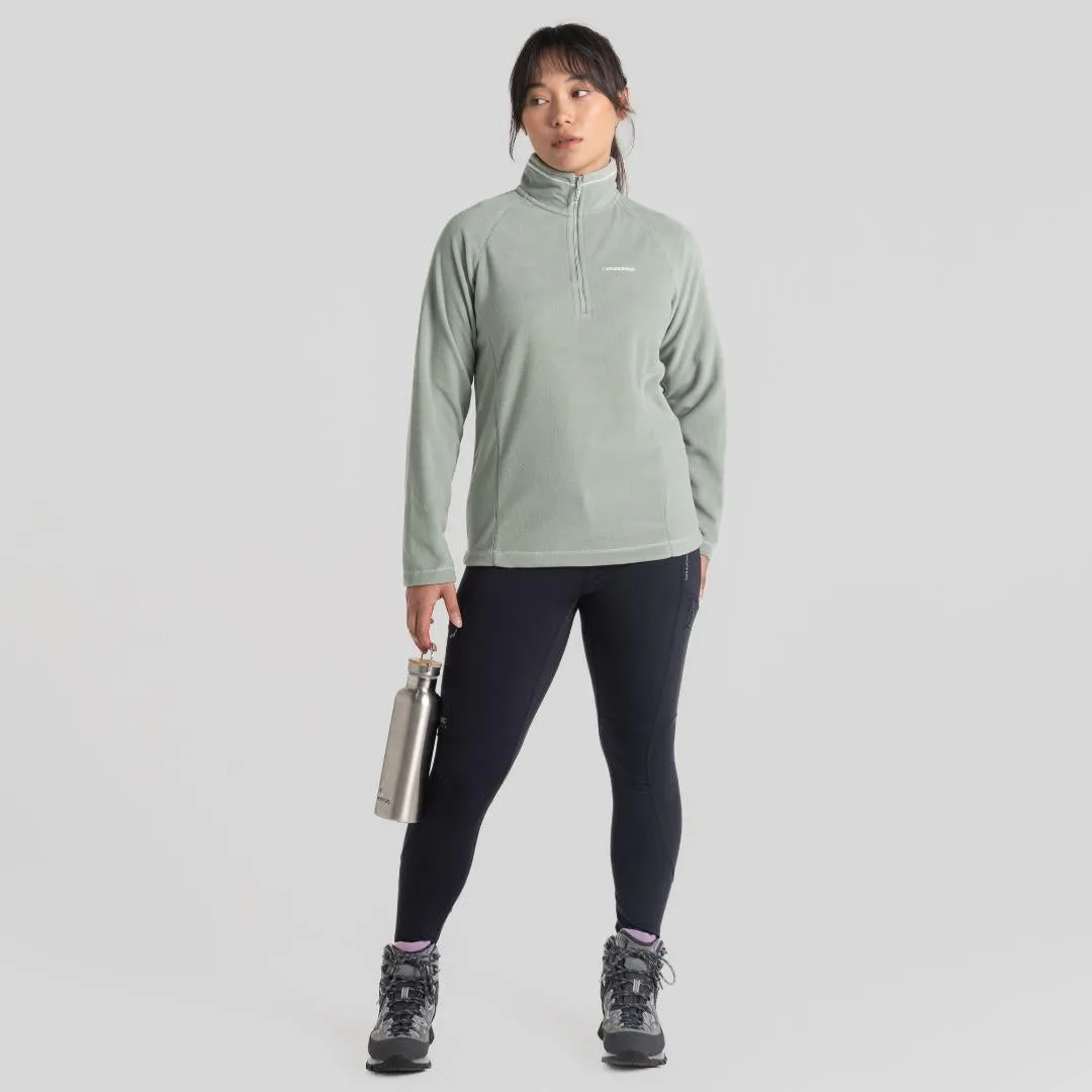 Craghoppers Women's Miska Half Zip Fleece Top - Meadow Haze