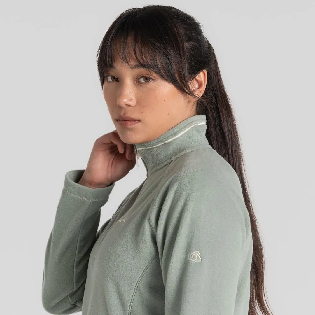Craghoppers Women's Miska Half Zip Fleece Top - Meadow Haze