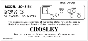 CROSLEY-JC-8BK