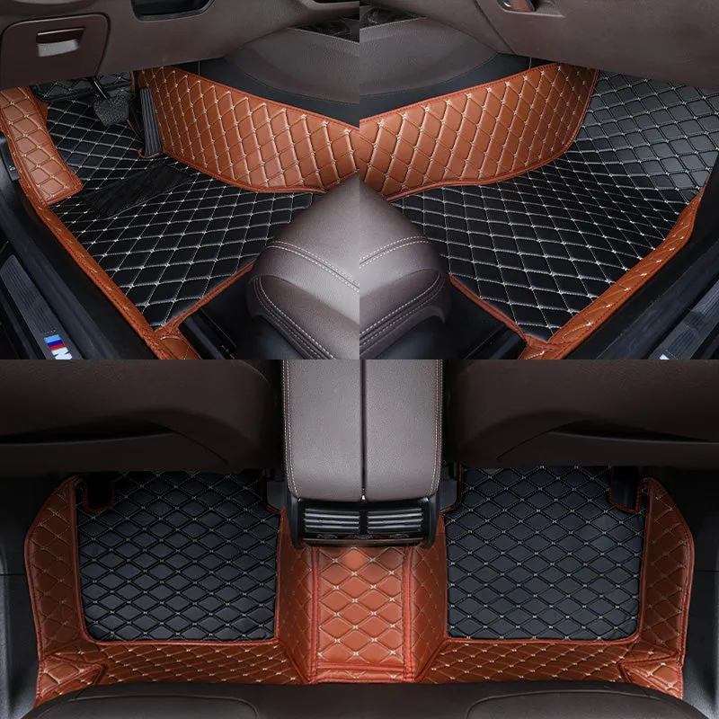 Custom Car Floor Mats - Double Colour