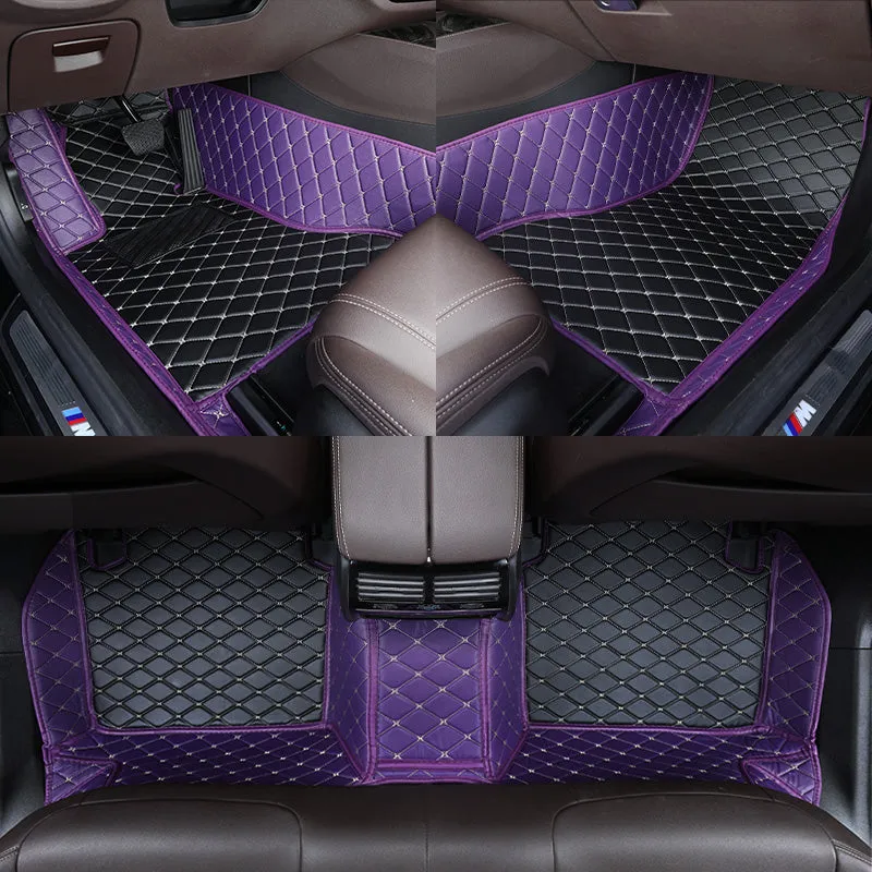 Custom Car Floor Mats - Double Colour