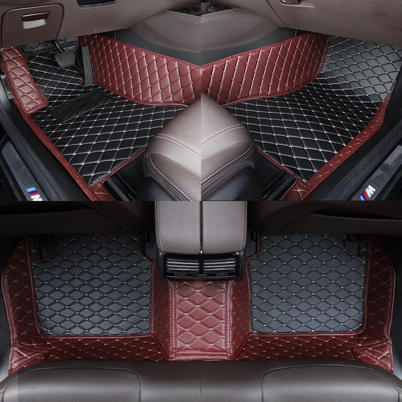 Custom Car Floor Mats - Double Colour