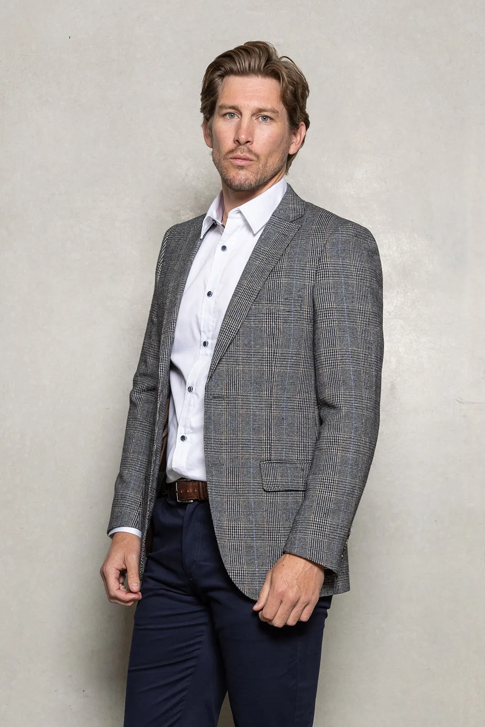 CUTLER & CO JOHNSON CHECK BLAZER CW40572