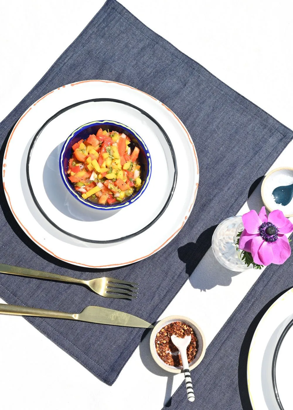 Dark Denim Placemat