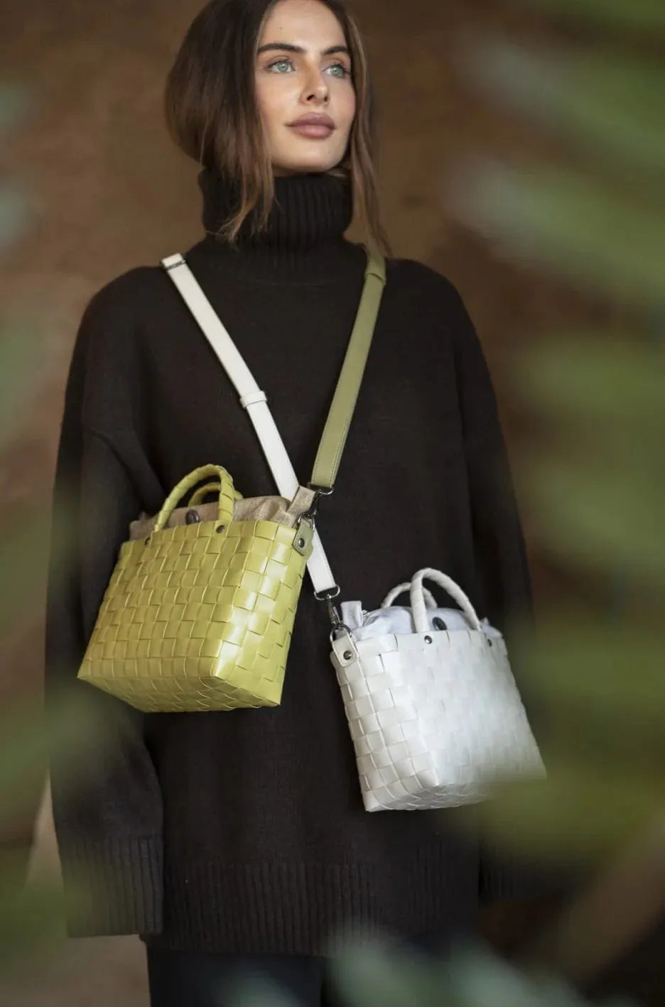 Dash Handbag Natural Lime