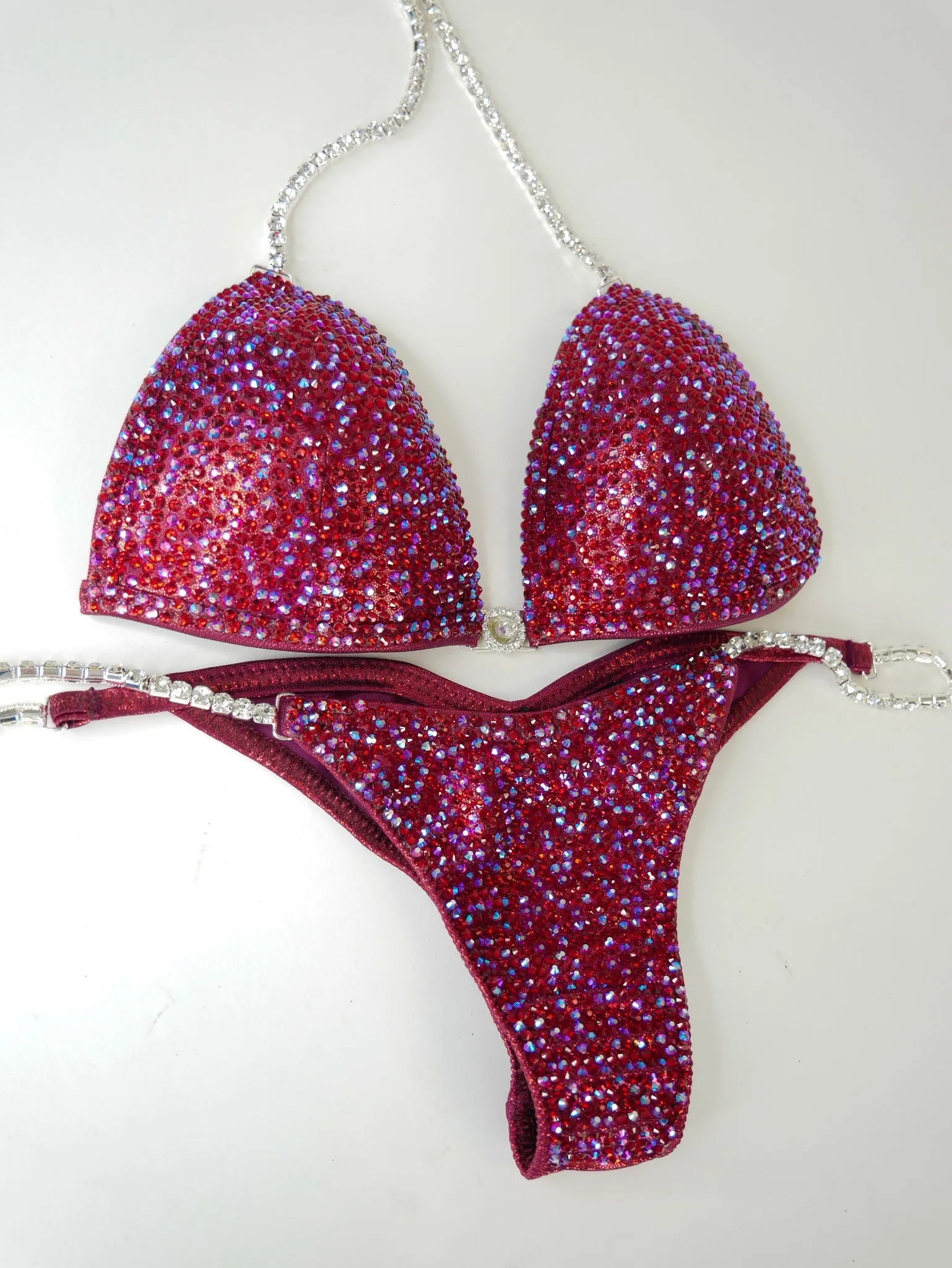 Deep Red AB Bikini Suit