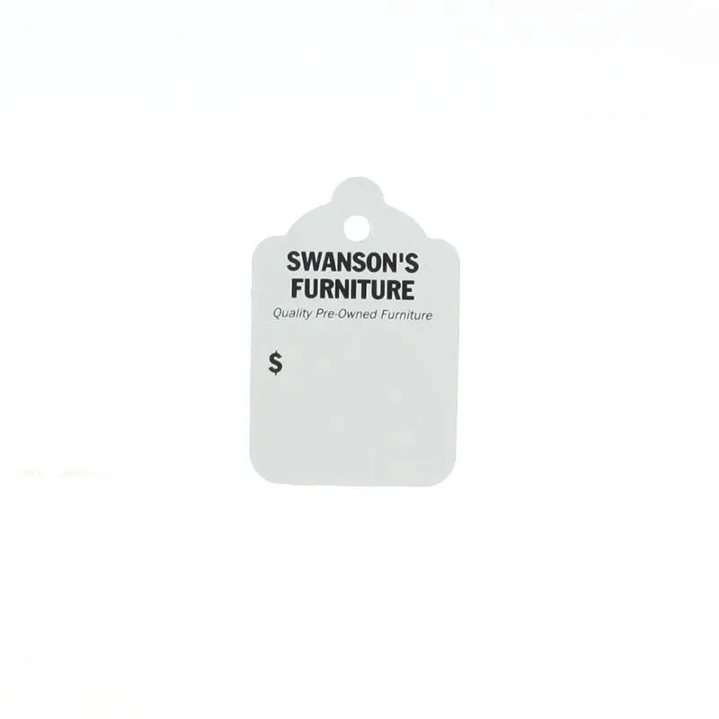 Die Cut Custom Tags (1000/Pack)