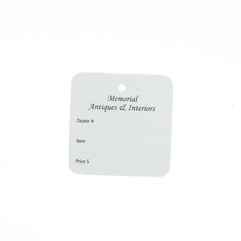 Die Cut Custom Tags (1000/Pack)