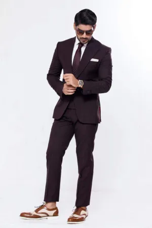 Edge Republic - Burgandi Emerge 2 Pc Prince Coat