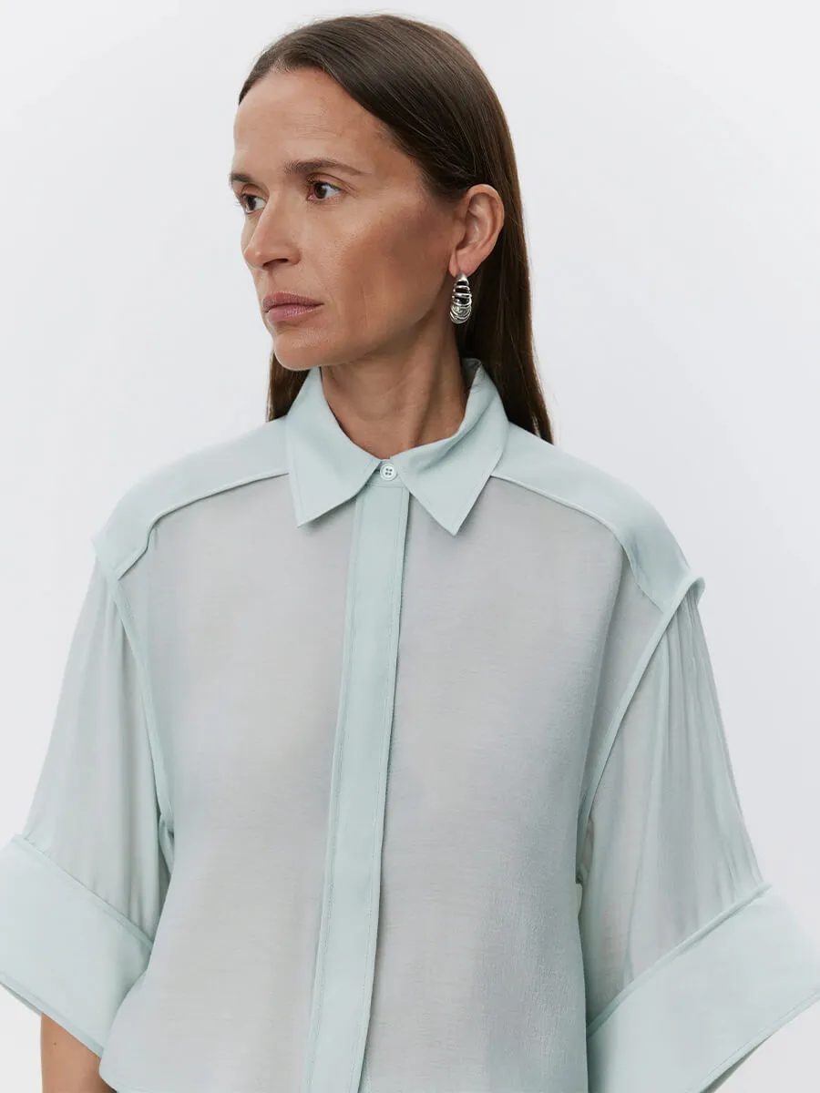 Eleanor - Refined Rayon - Misty Blue