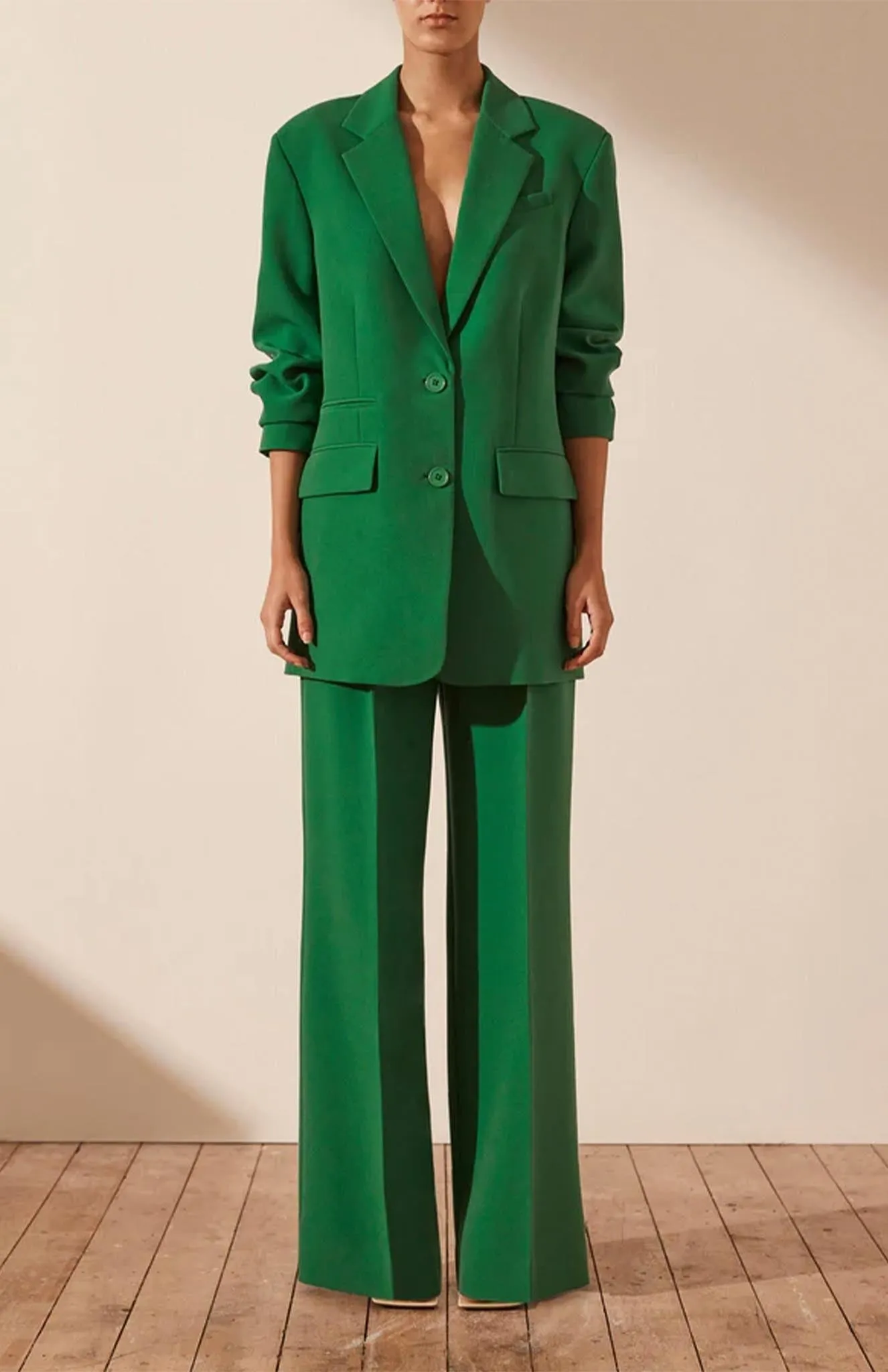 Emerald Enigma  | Green Blazer Sets