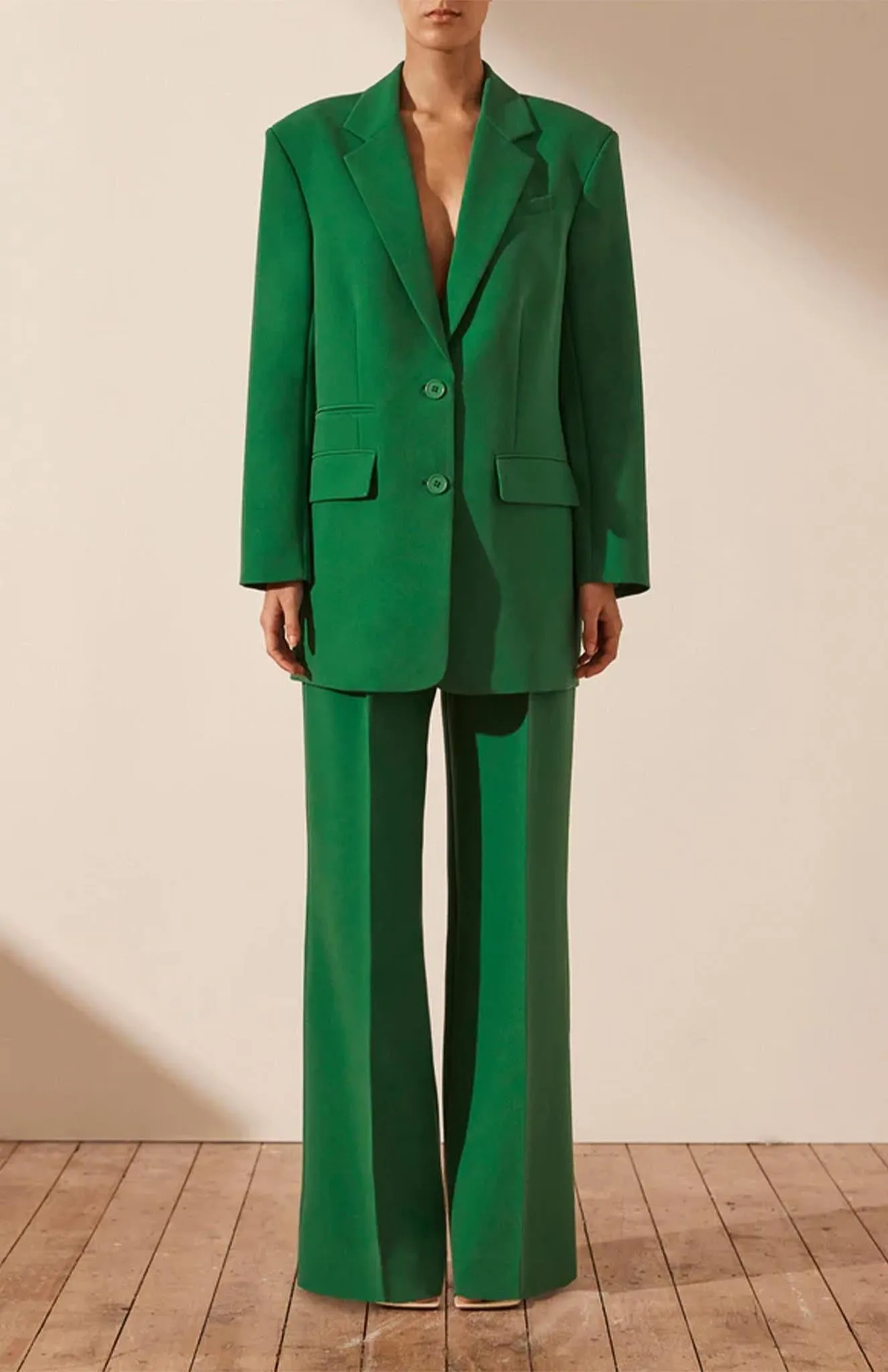 Emerald Enigma  | Green Blazer Sets