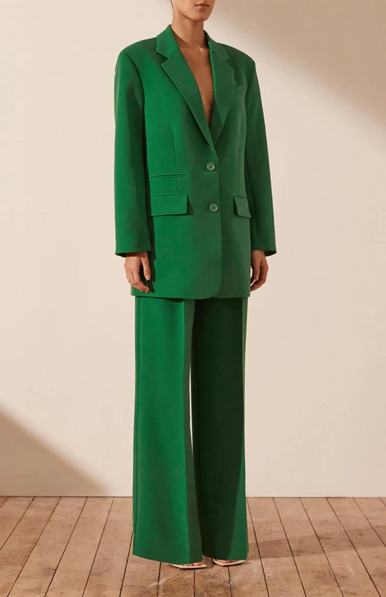 Emerald Enigma  | Green Blazer Sets