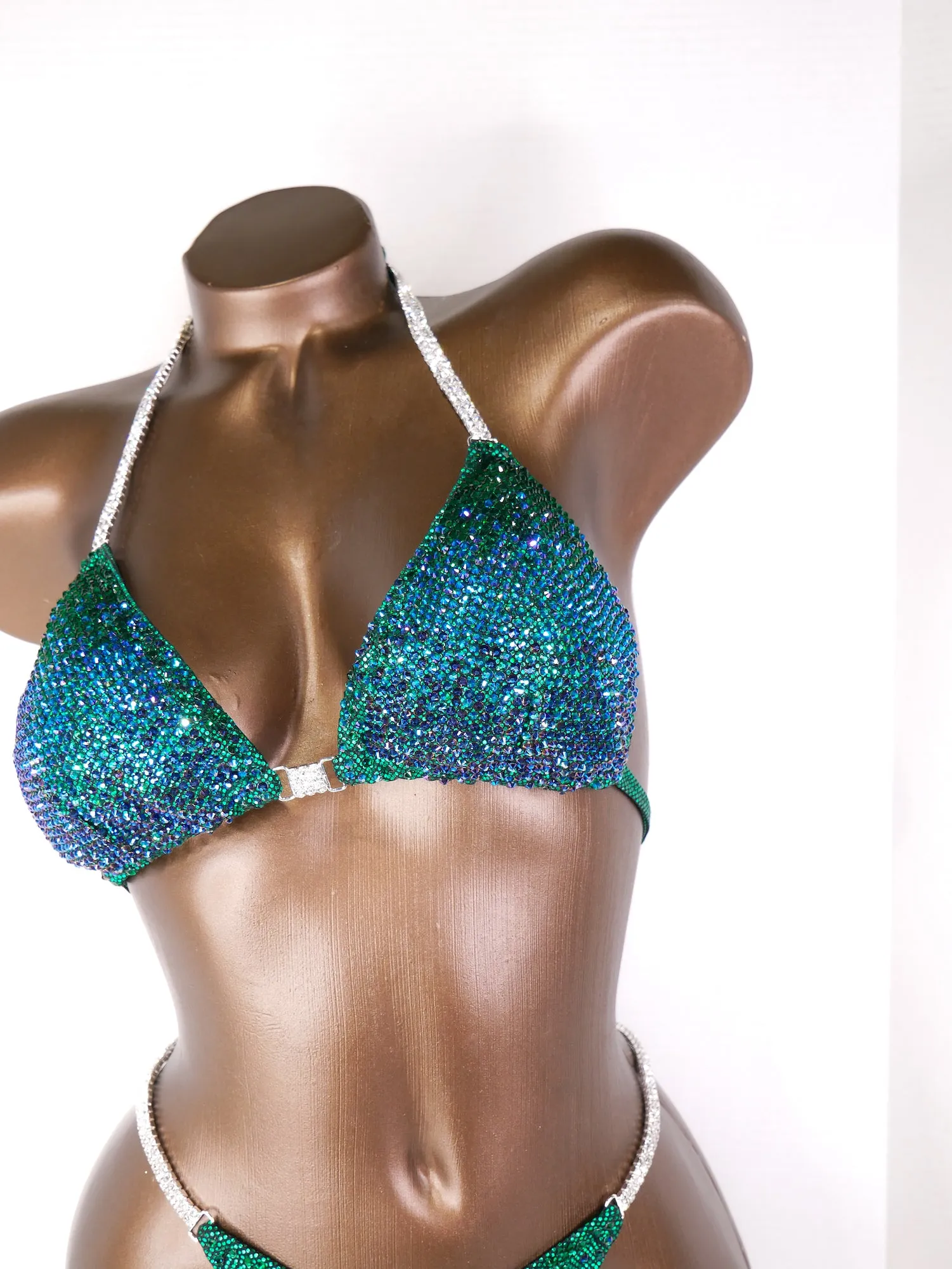Emerald/Blue Ombre Bikini Suit