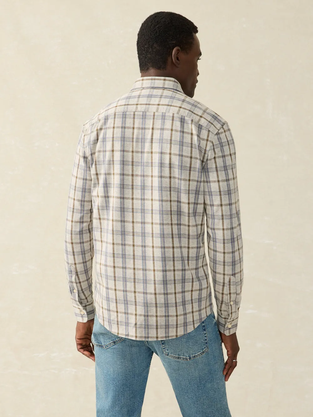 Faherty - Coastline Knit Shirt - Birch River Plaid