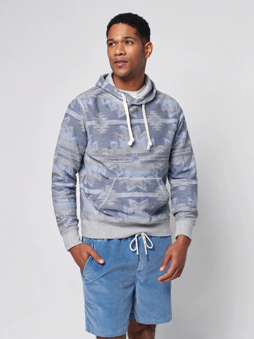 Faherty - Doug Good Feather Hoodie - Arctic Star