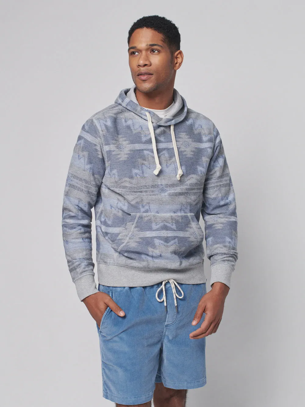 Faherty - Doug Good Feather Hoodie - Arctic Star