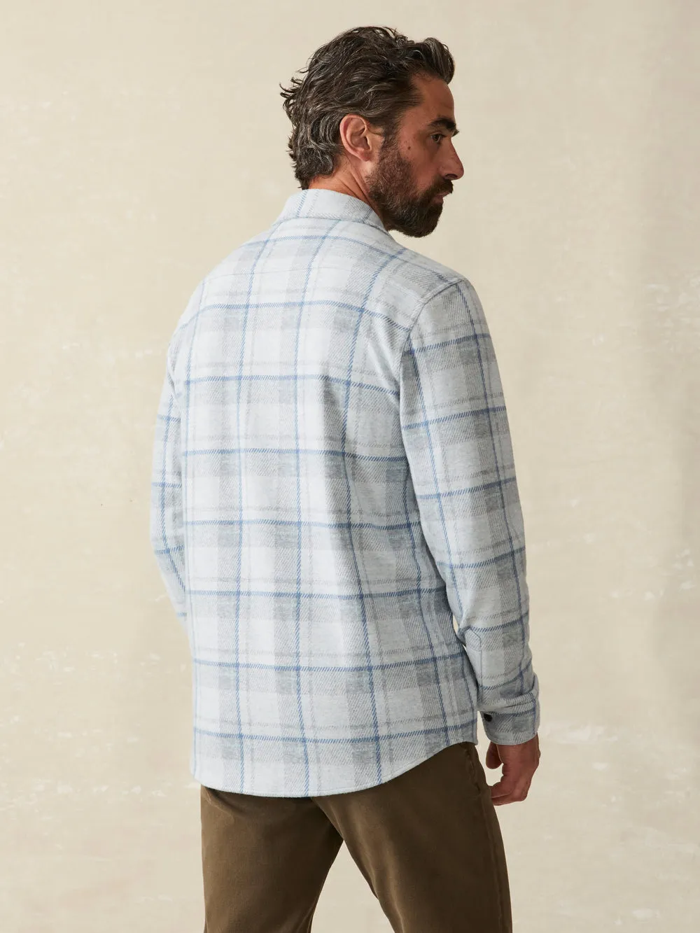 Faherty - Legend Sweater Shirt - Maine Sky Plaid