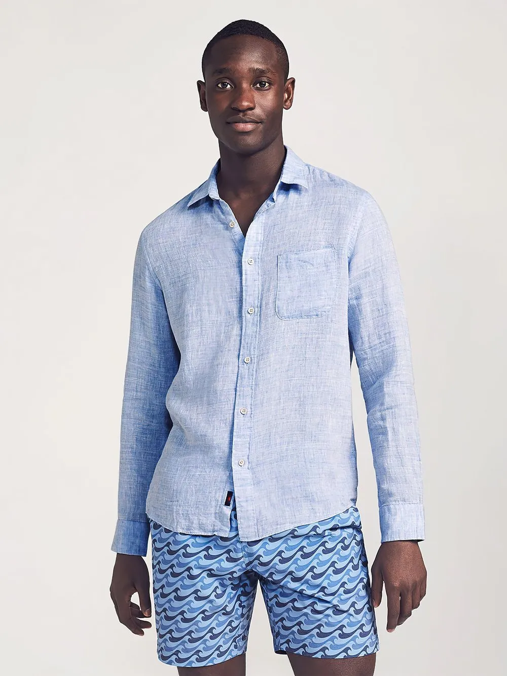 Faherty - Linen Laguna Long Sleeve Shirt