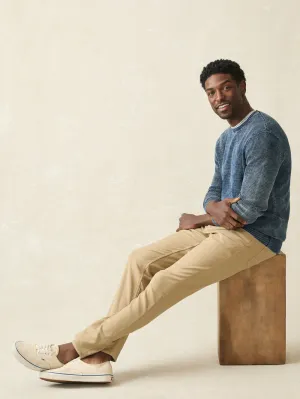 Faherty - Sunwashed Crewneck Sweater - Indigo Storm Wash