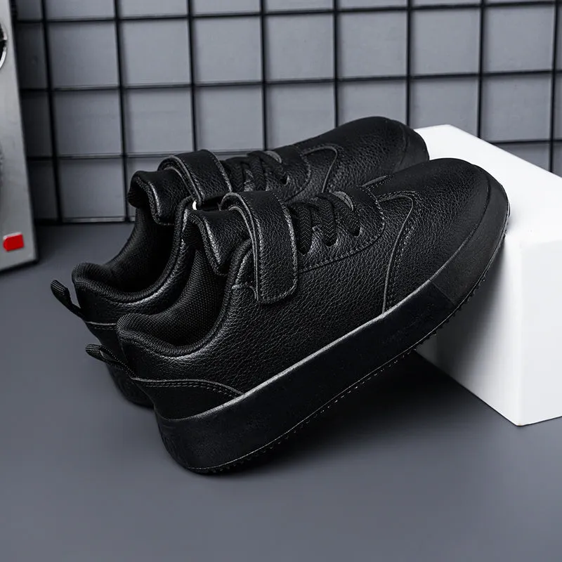 Fashion Leather Casual Shoes for Boys - Fall/Winter Ready