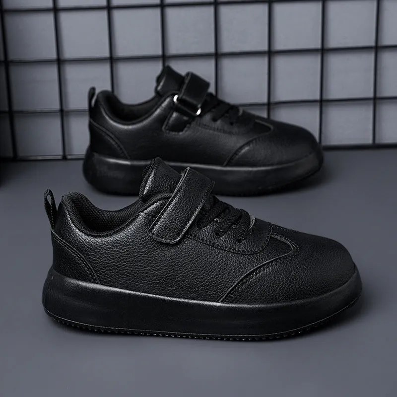 Fashion Leather Casual Shoes for Boys - Fall/Winter Ready