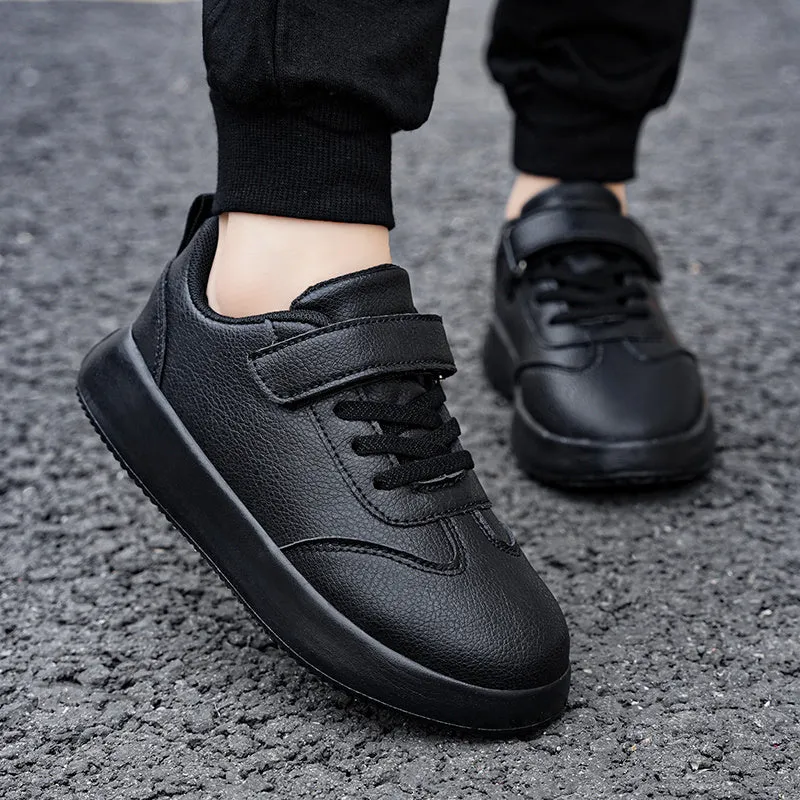 Fashion Leather Casual Shoes for Boys - Fall/Winter Ready