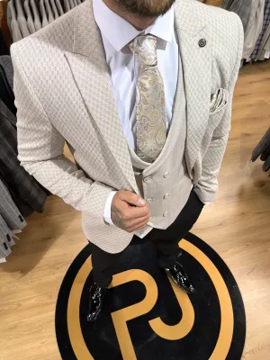 Ferdinand - Cream/Beige 3 Piece Suit