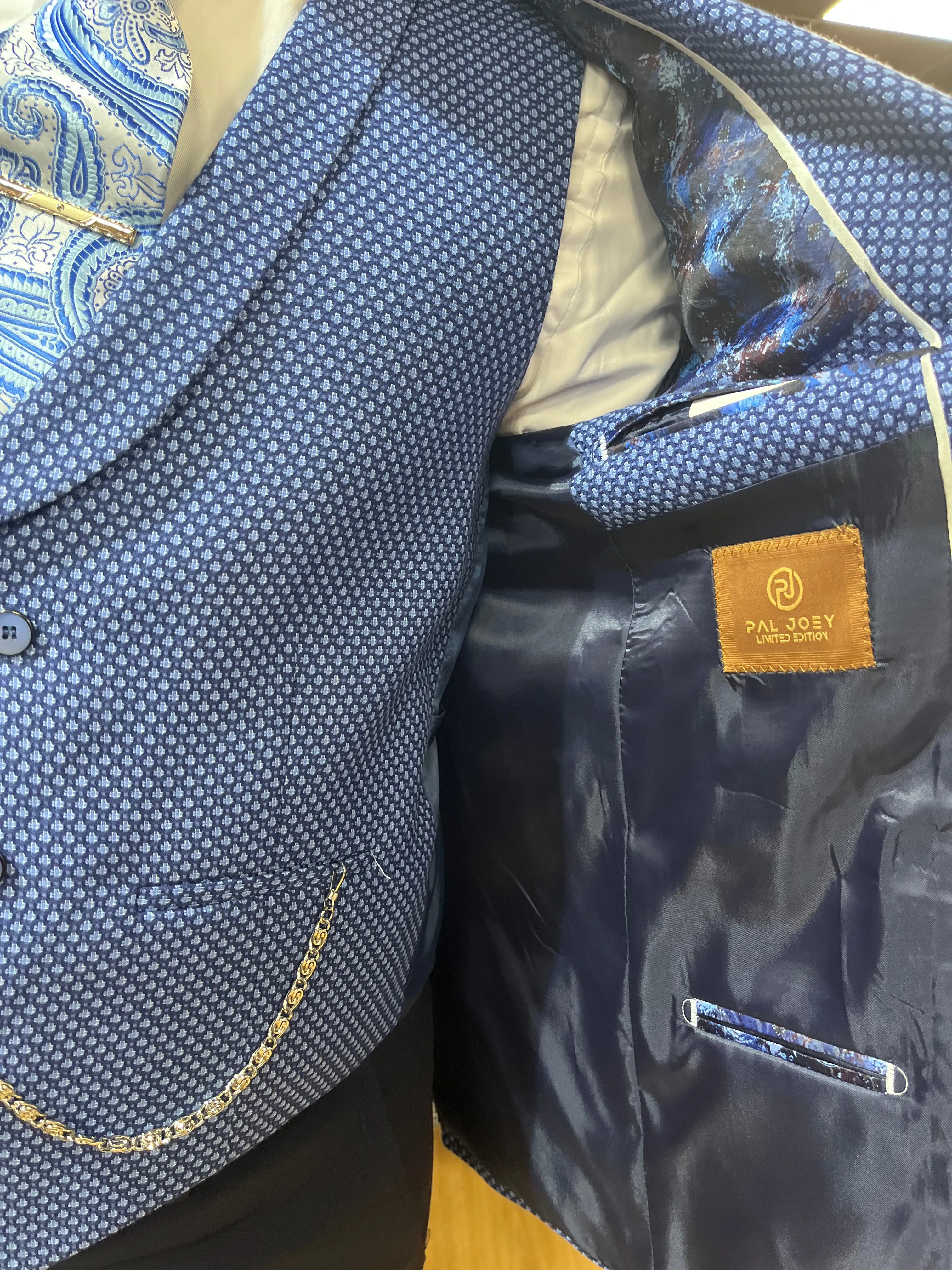 Fernandi - Royal Blue/Navy 3 Piece Suit