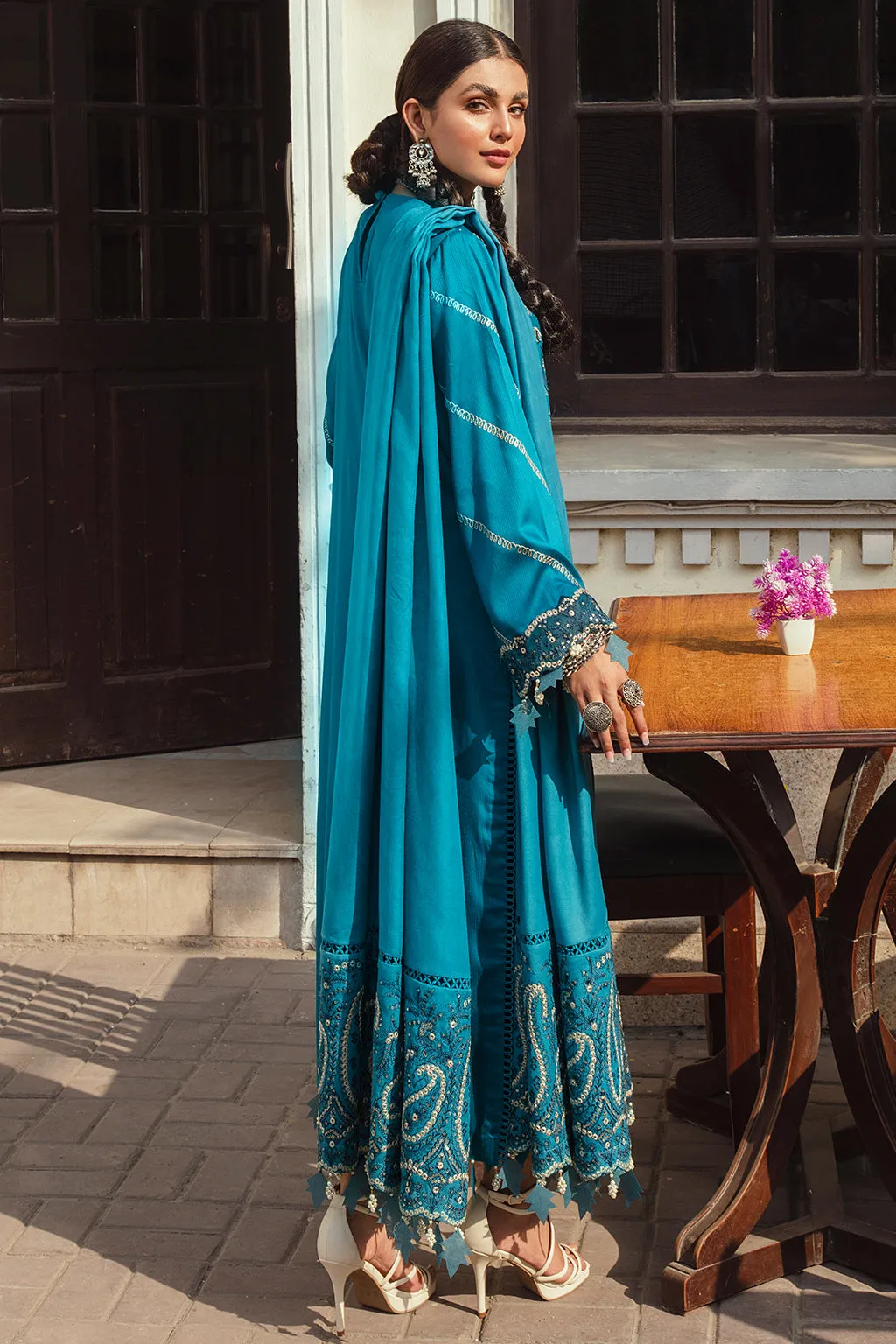 Feroza | Afrozeh Sardiyoon Ki Kahani Winter Collection 2021 | Unstitched Embroidered Khaddar Linen Suits