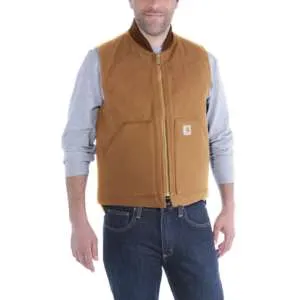 Firm Duck insulated Vest Cahartt Brown V01